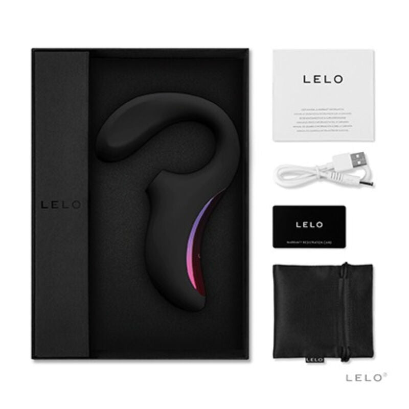 LELO - ENIGMA CRUISE MASSEUR SONIQUE DOUBLE STIMULATION NOIR
