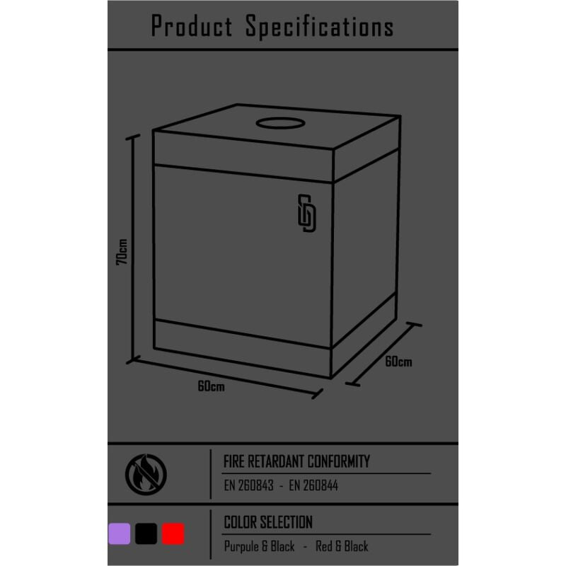 SECRET DOME - KINK CLUB CABINA BUKKAKE NOIR ET ROUGE