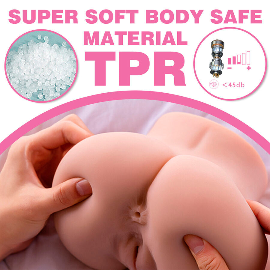 XISE - CONNIE BACK MASTURBATEUR VAGIN ET ANUS MULTIPOSITION RÉALISTE AVEC VIBRATION