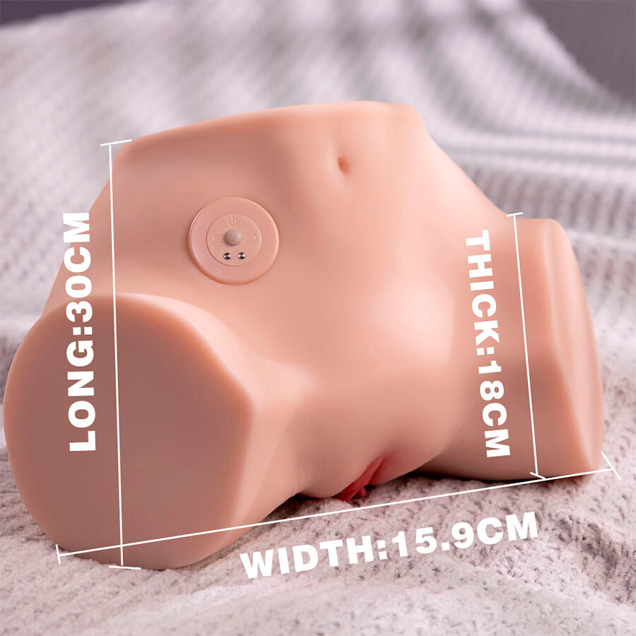 XISE - FENNIE MASTURBATEUR RÉALISTE MULTIPOSITIONS POUR VAGIN ET ANUS AVEC VIBRATION