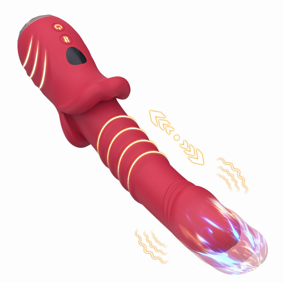 ARMONY - POINT A DILDO VIBRATEUR STIMULANT ROUGE