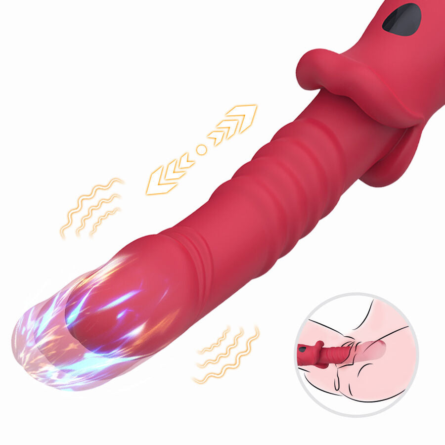 ARMONY - POINT A DILDO VIBRATEUR STIMULANT ROUGE