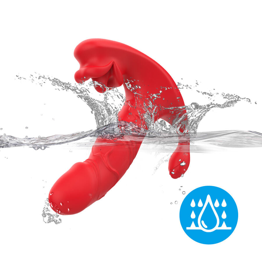 ARMONY - VIBRATEUR ANAL CULOTTE STIMULATEUR POINT C ET G TÉLÉCOMMANDE ROUGE