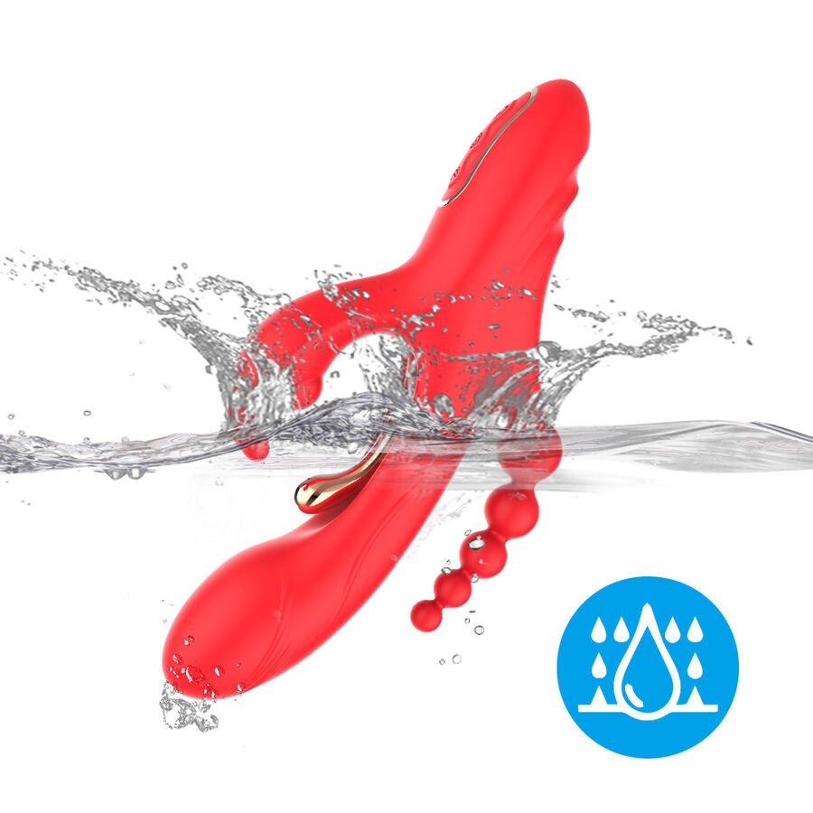 ARMONY - STIMULATEUR DE POINT G ET DE CLITORIS VIBRATEUR ROUGE