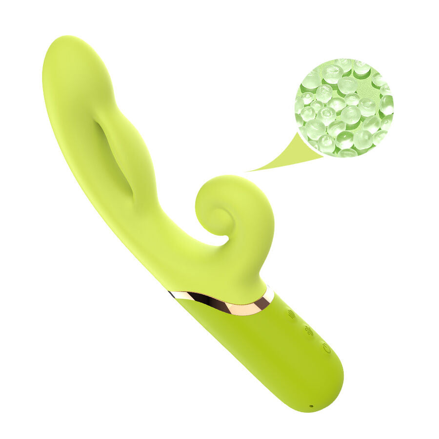 ARMONY - INFLABLE POINT A STIMULATEUR VIBRATEUR VERT