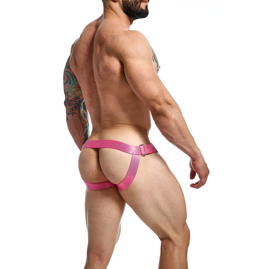 MOB - DNGEON JOCKSTRAP ANNEAU PÉNITENTIAIRE ROSE TAILLE UNIQUE