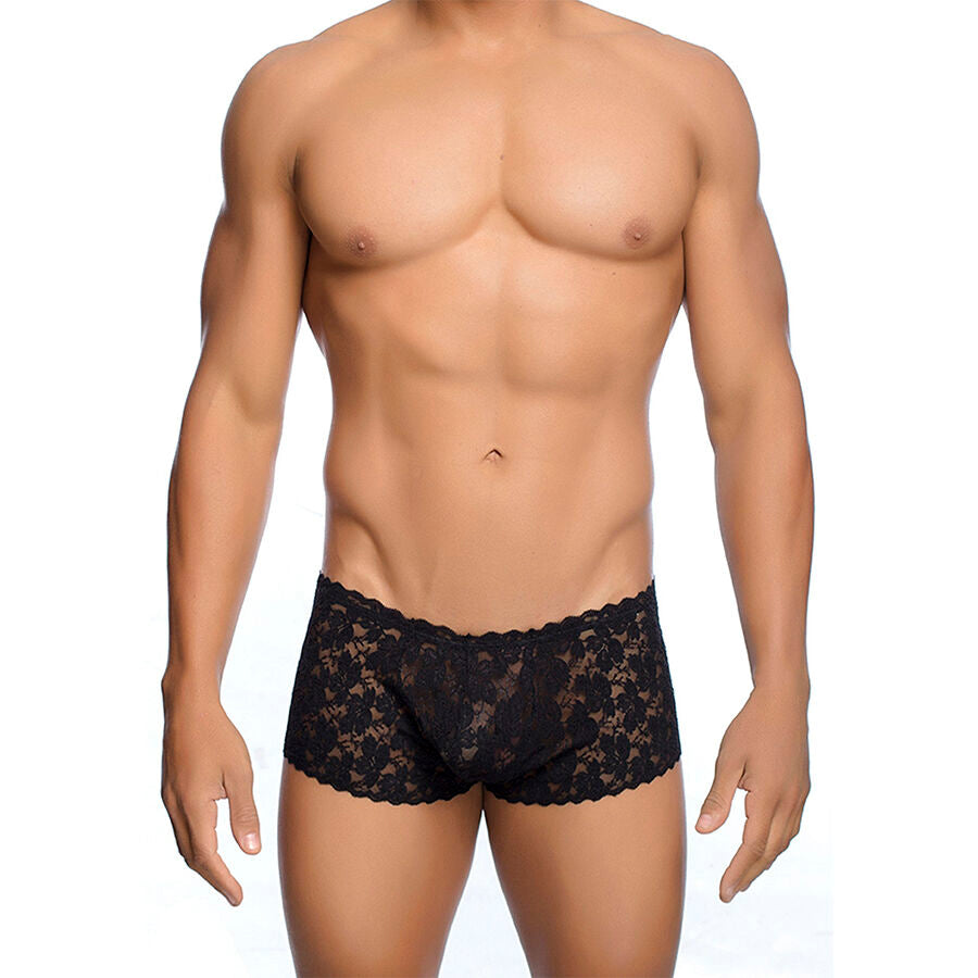 MOB - BOXER EN DENTELLE NOIRE TAILLE L/XL