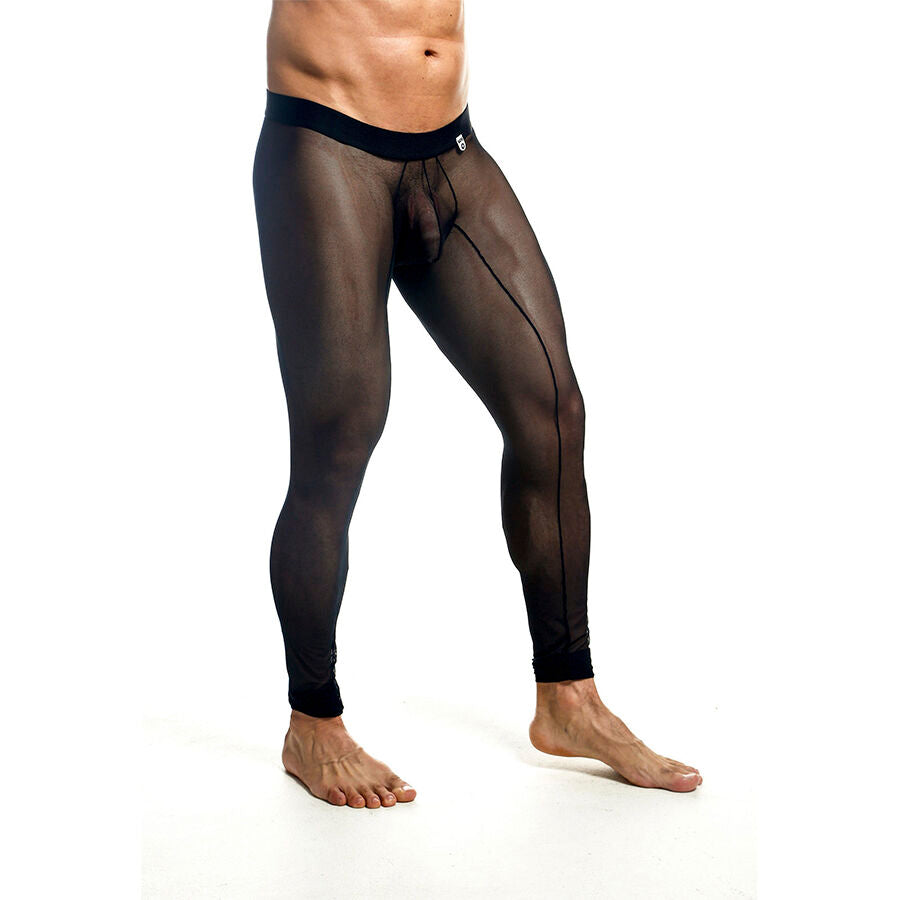MOB - COLLANTS NOIRS TRANSPARENTS TAILLE L