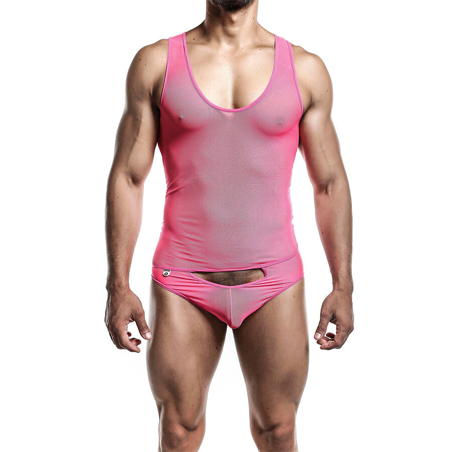 MOB - BODY TRANSPARENT ROSE TAILLE L/XL