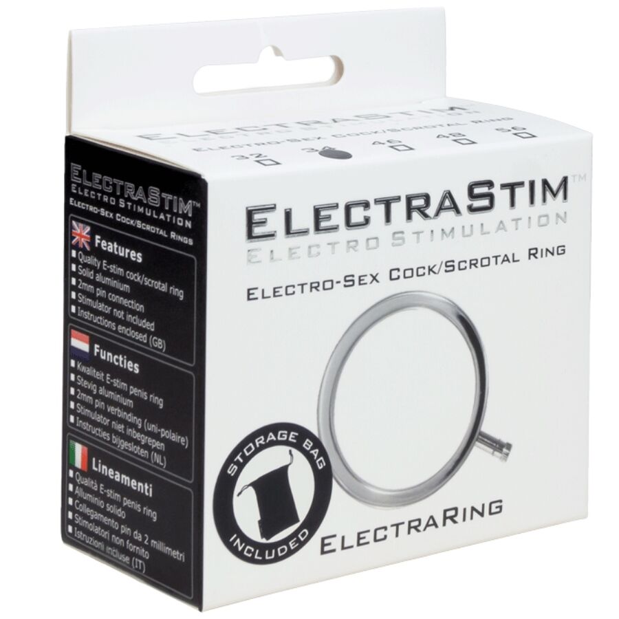 ELECTRASTIM - ELECTRARINGS ANNEAU PÉNIS EN MÉTAL 34 MM