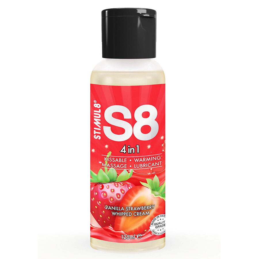 STIMUL8 - S8 LUBRIFIANT DESSERT FRAISE 4 EN 1 125 ML