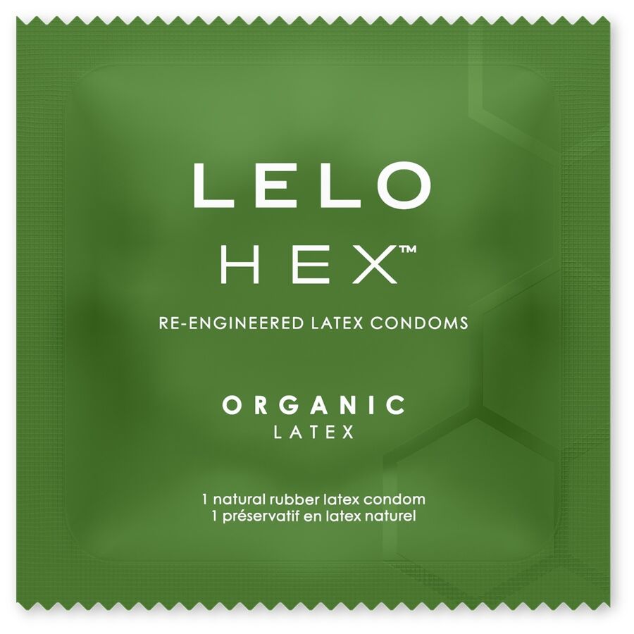 LELO - HEX BOÎTE DE PRÉSERVATIFS BIOLOGIQUES 12 UNITÉS