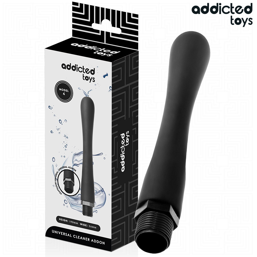 ADDICTED TOYS - NETTOYEUR ANAL AVEC ADAPTATEUR UNIVERSEL MODÈLE 4