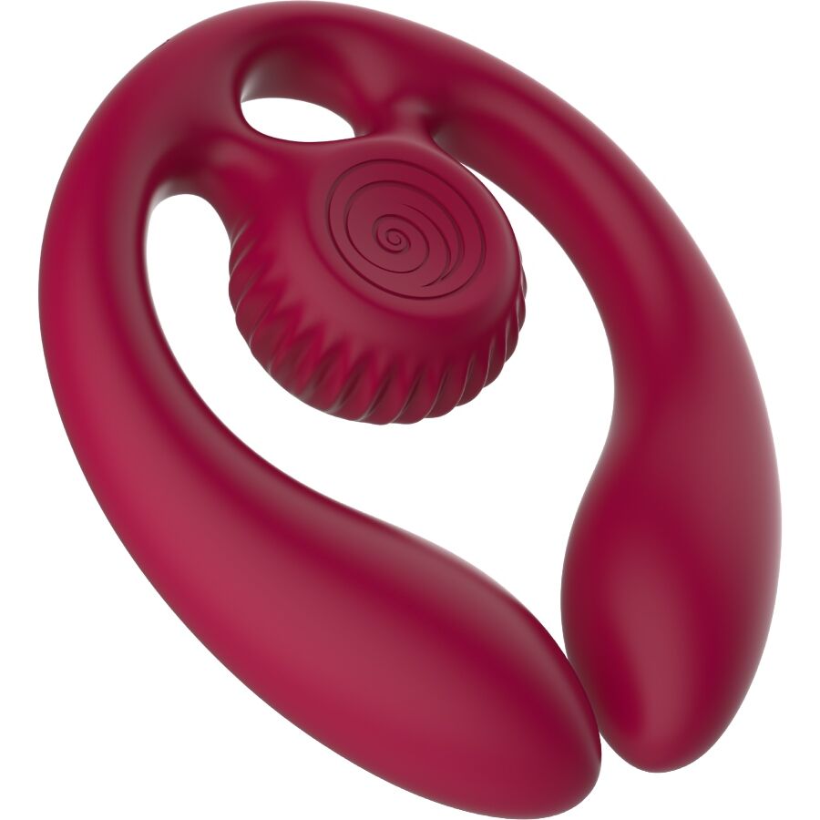 SNAIL VIBE - GIZI DUO STIMULATEUR POUR COUPLES TÉLÉCOMMANDE BOURGOGNE