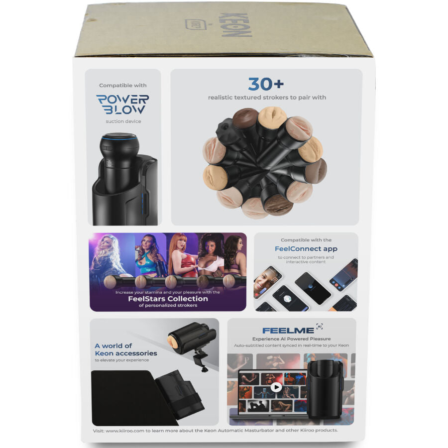 KIIROO - KEON WIFI COMBO MASTURBATEUR AUTOMATIQUE + FEEL STROKER