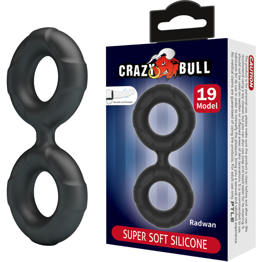 CRAZY BULL - RADWAN DOUBLE BAGUE EN SILICONE MODÈLE 19