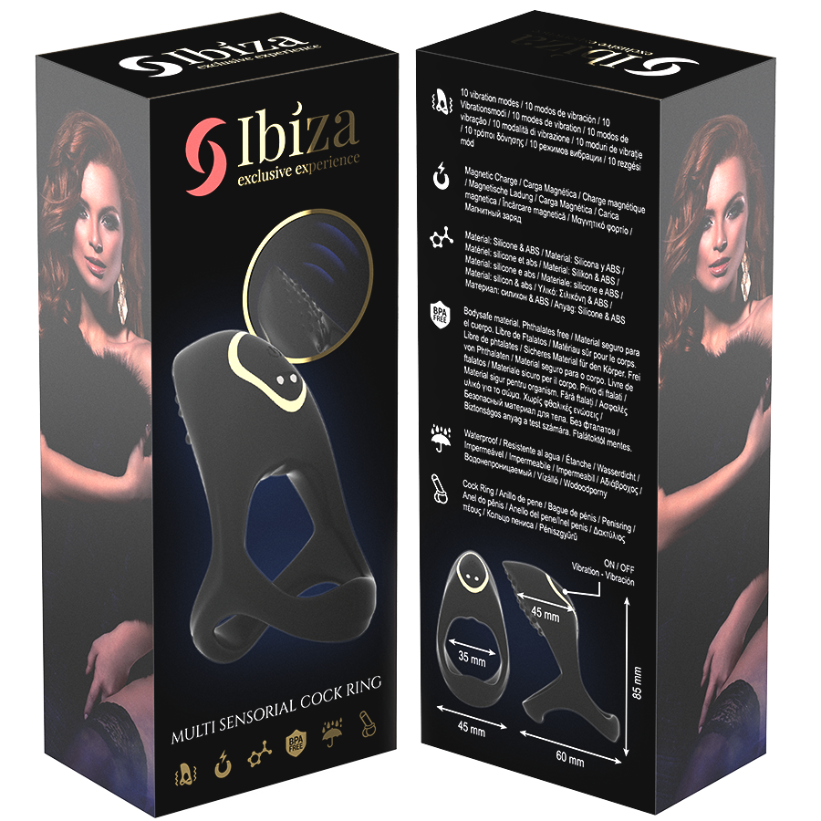 IBIZA - ANNEAU PÉNIS MULTISENSORIEL